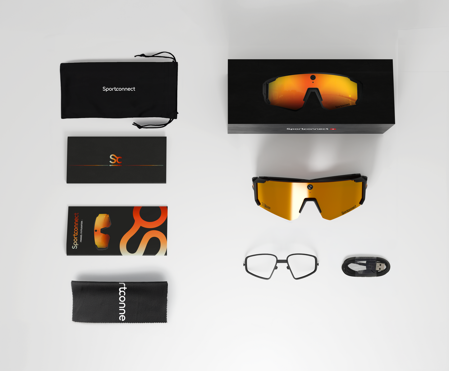 Lunette Sportconnect XPRO Black